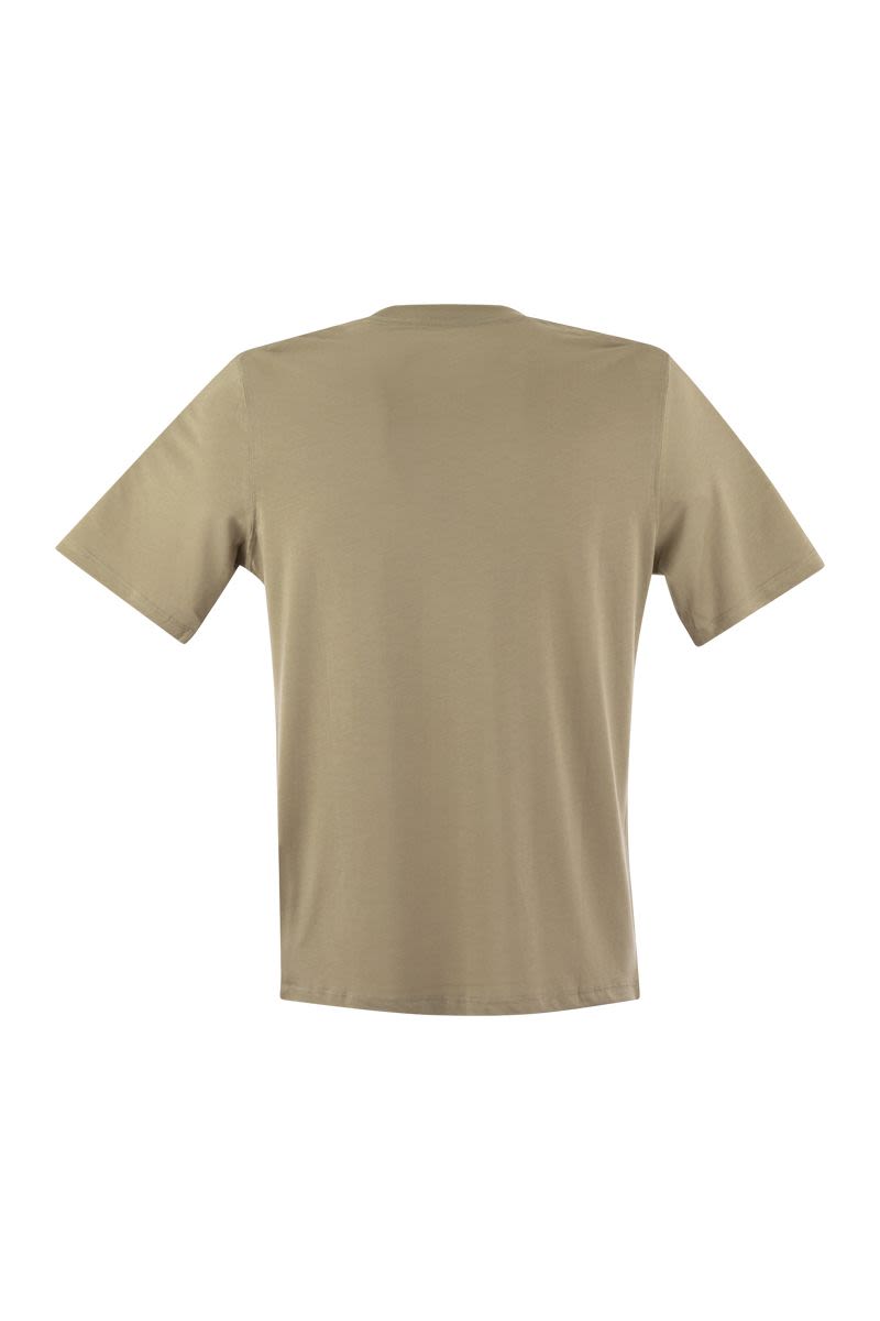 MAJESTIC Short-Sleeved T-Shirt in Lyocell and Cotton