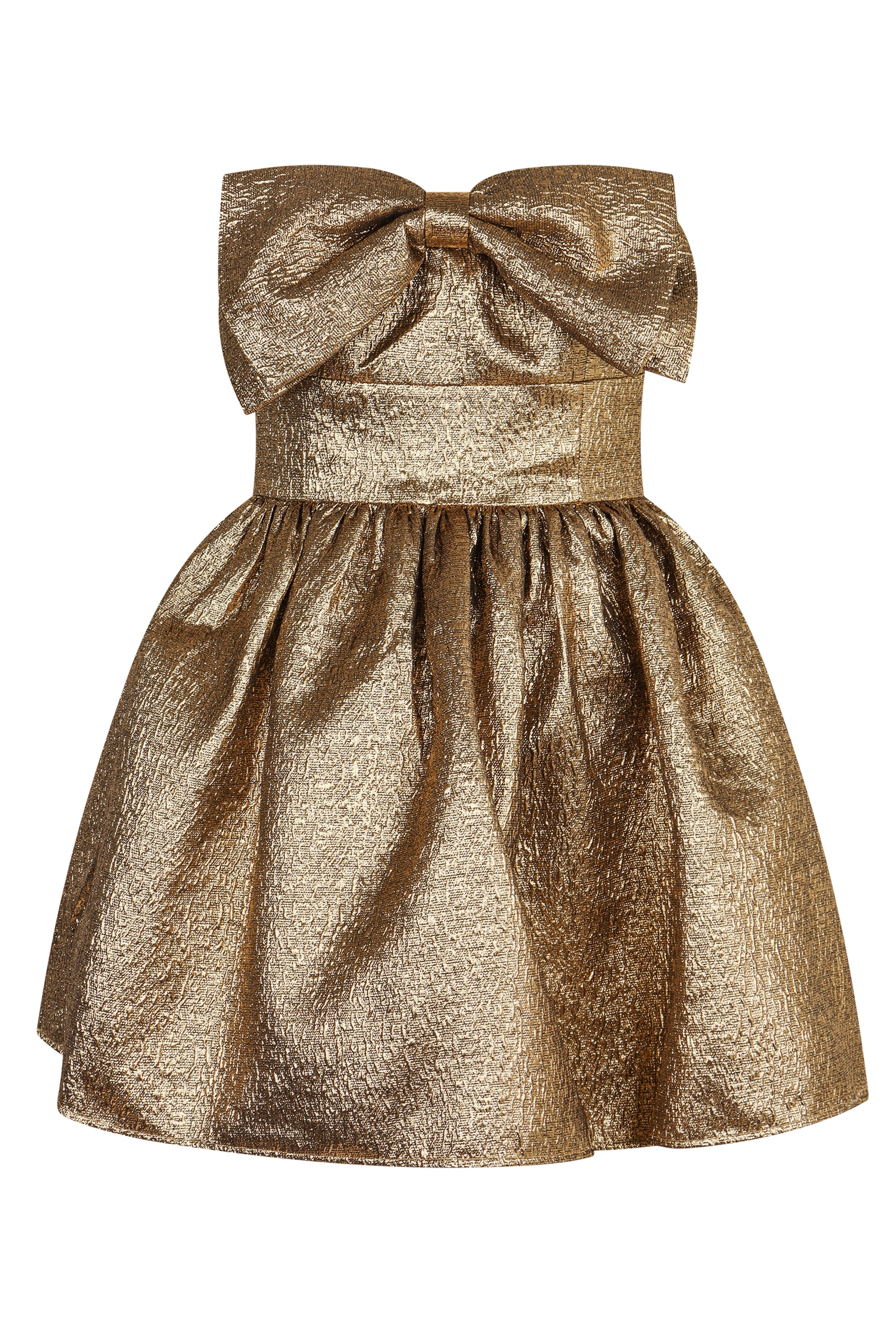 SELF-PORTRAIT Chic Bow Front Mini Dress