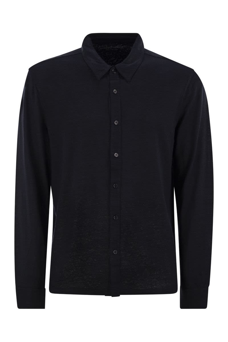 Majestic Linen Long-Sleeved Shirt for Men