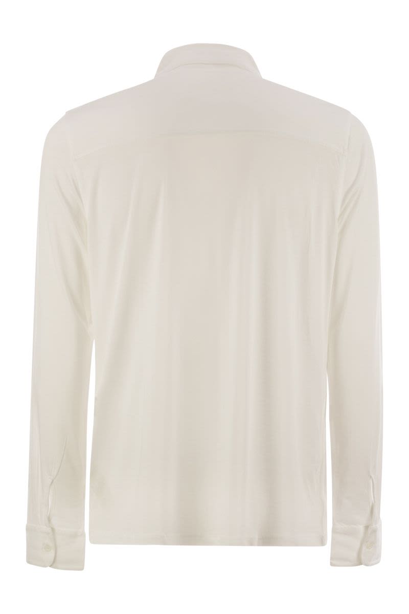 MAJESTIC Luxurious Cotton and Lyocell Polo Shirt - Regular Fit