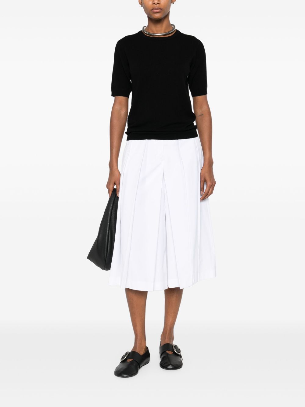 SOFT GOAT Cashmere Crewneck Top for Women