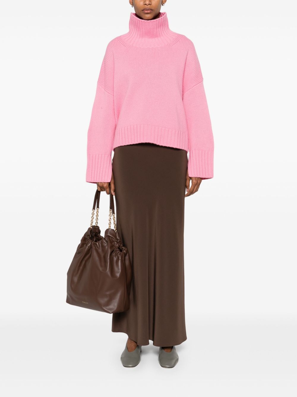 SOFT GOAT Cashmere Girlfriend Turtleneck Jumper