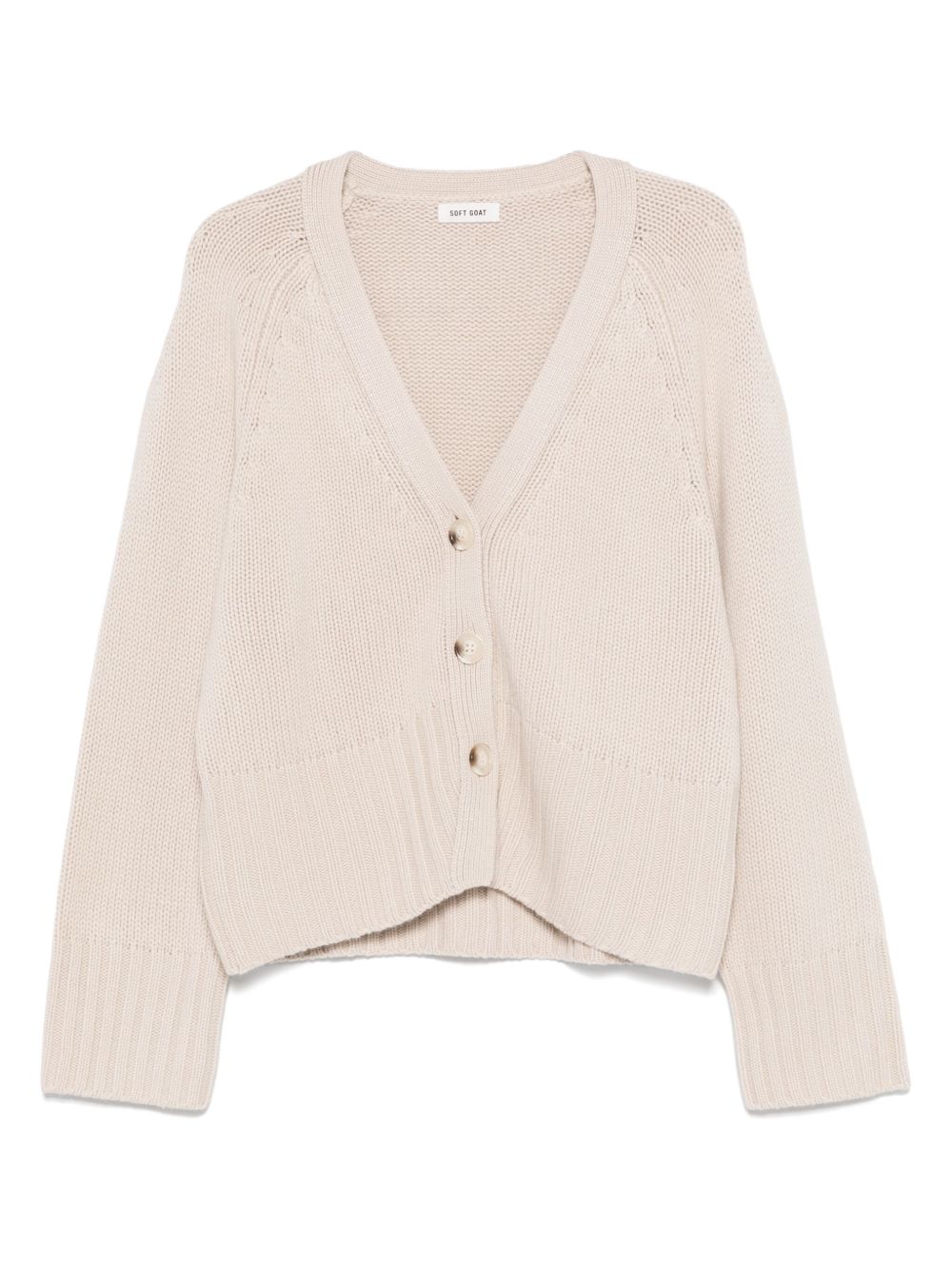 SOFT GOAT Cashmere V-Necked Cardigan for Women