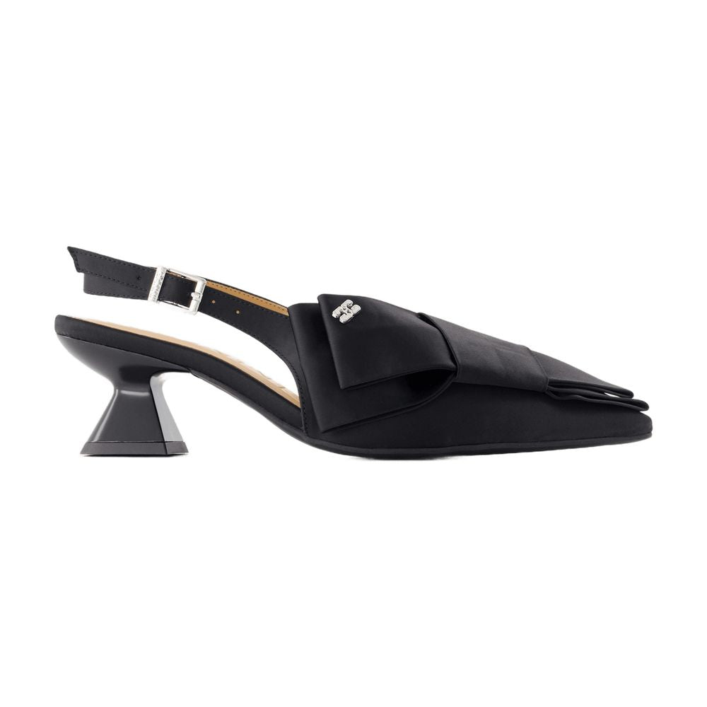 GANNI Big Bow Kitten Pumps for Women