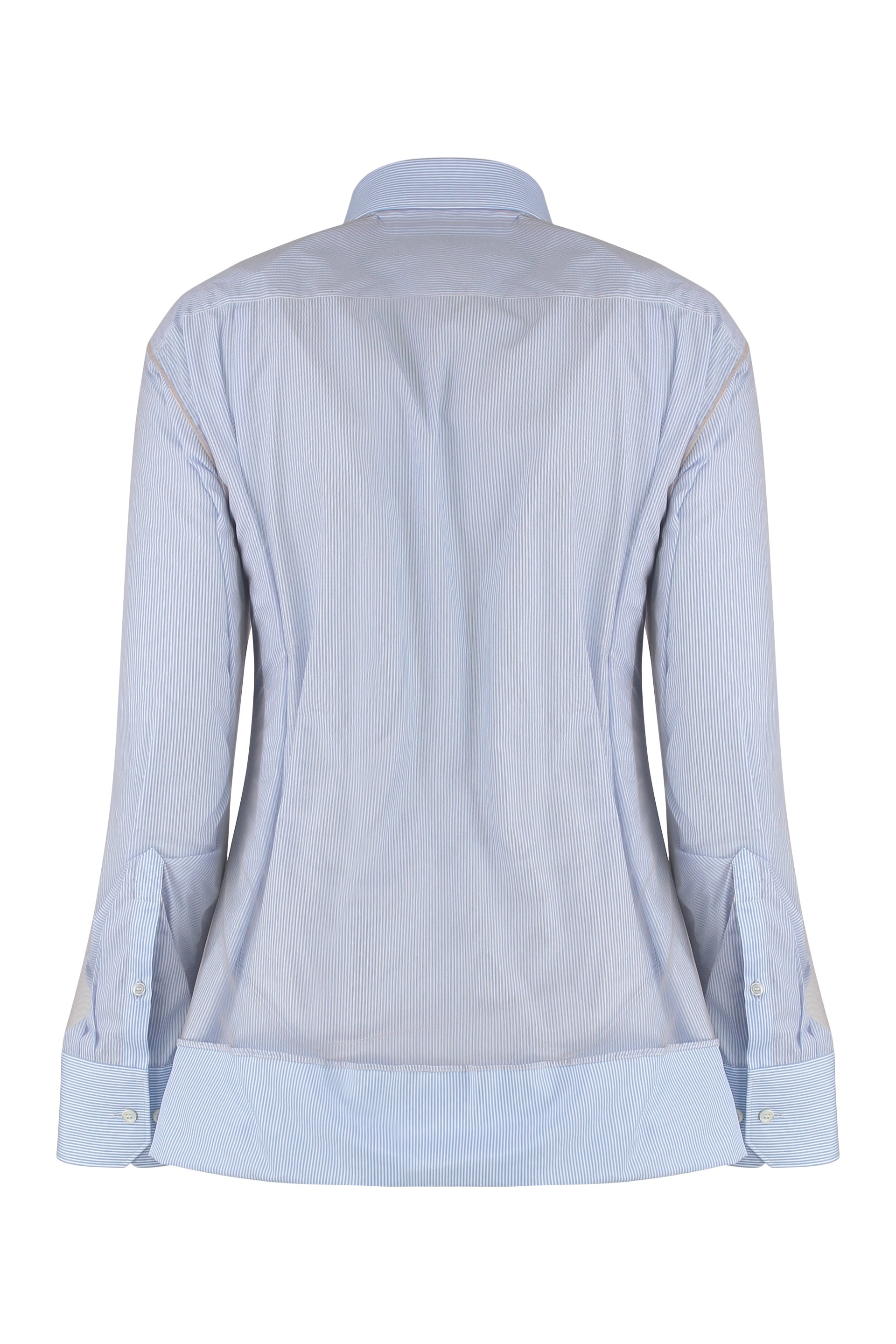 MAISON MARGIELA Layered Striped Cotton Shirt