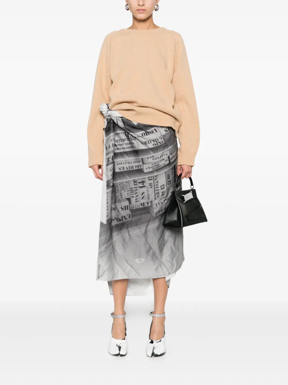 MAISON MARGIELA Wool Crewneck Sweater - Women's, FW25