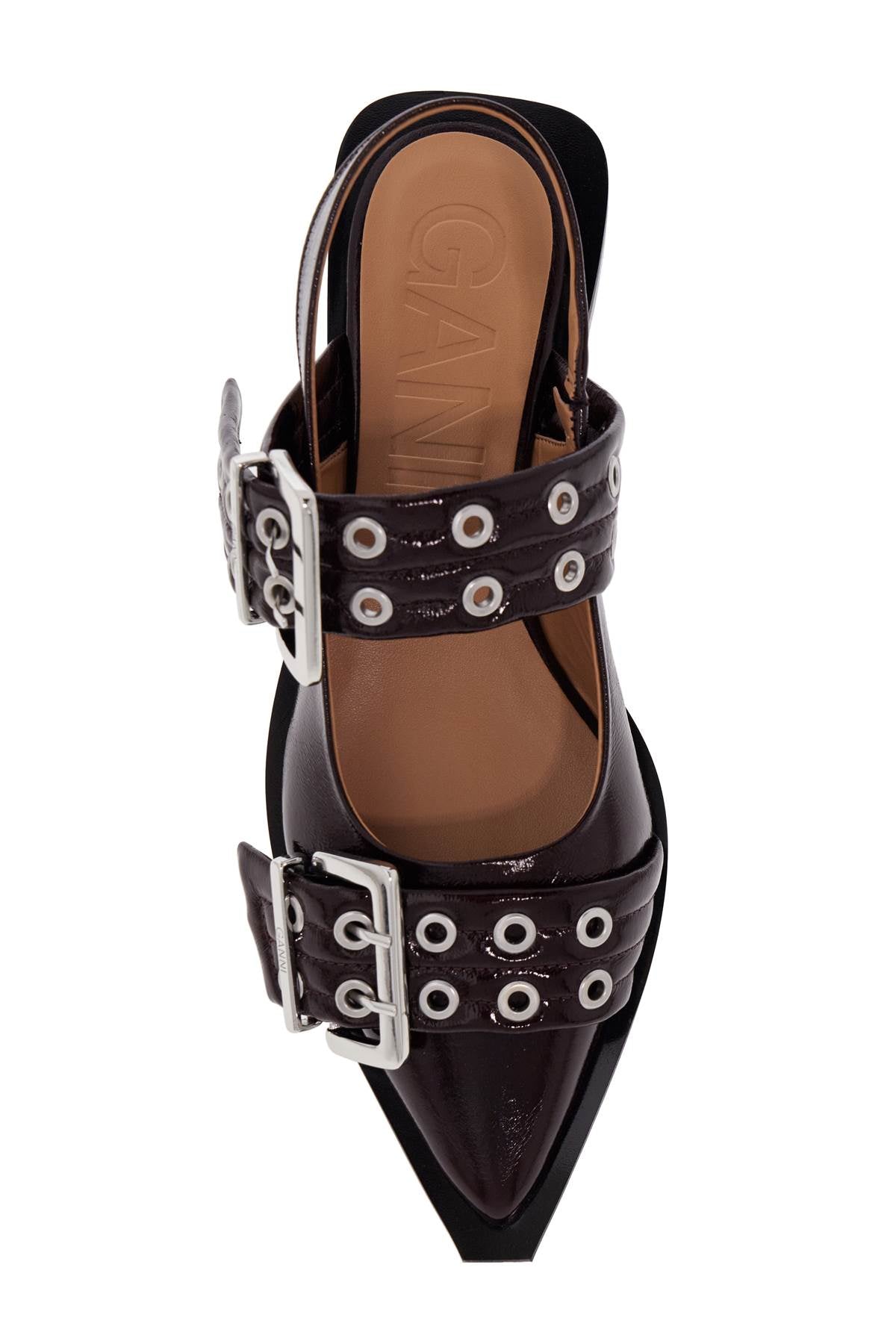 GANNI Ballet-Inspired Flat Shoes for Women - SS25 Collection