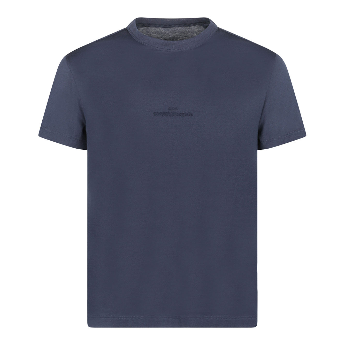 MAISON MARGIELA Men's Cotton T-Shirt with Tonal Embroidery