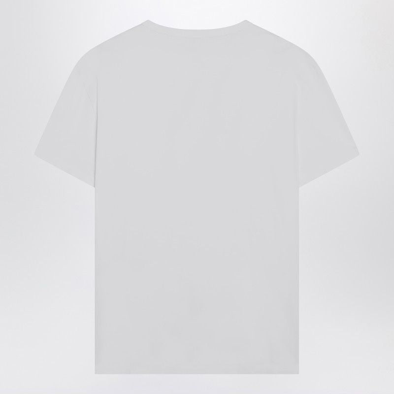 MAISON MARGIELA Distorted Logo Crew Neck T-Shirt