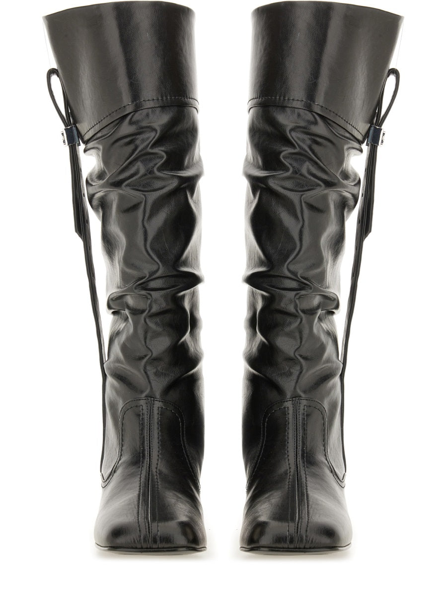 GANNI Sleek Polyurethane Boots for Women