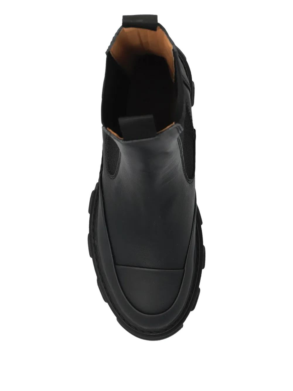 GANNI Chelsea Mid Leather Boots for Women