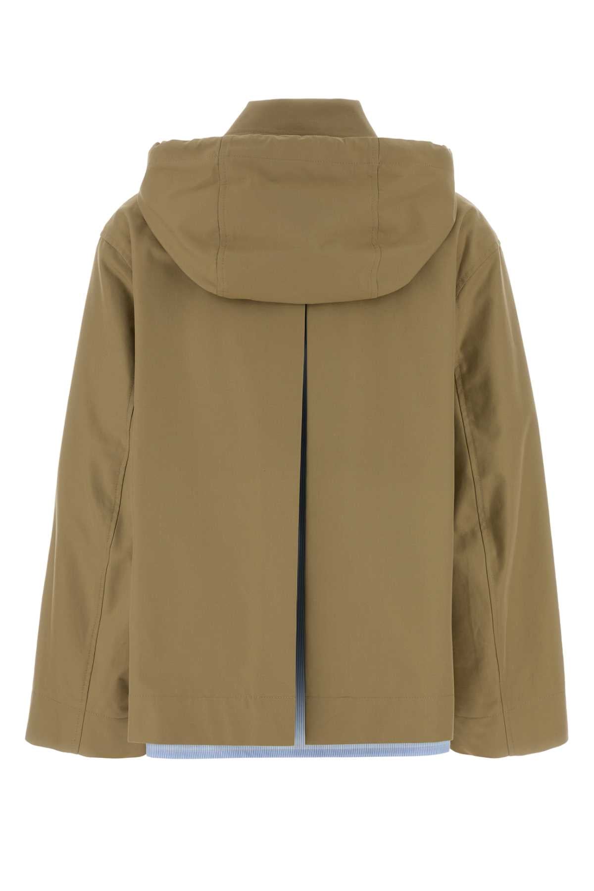 LOEWE Hooded Cotton Parka Jacket for Women