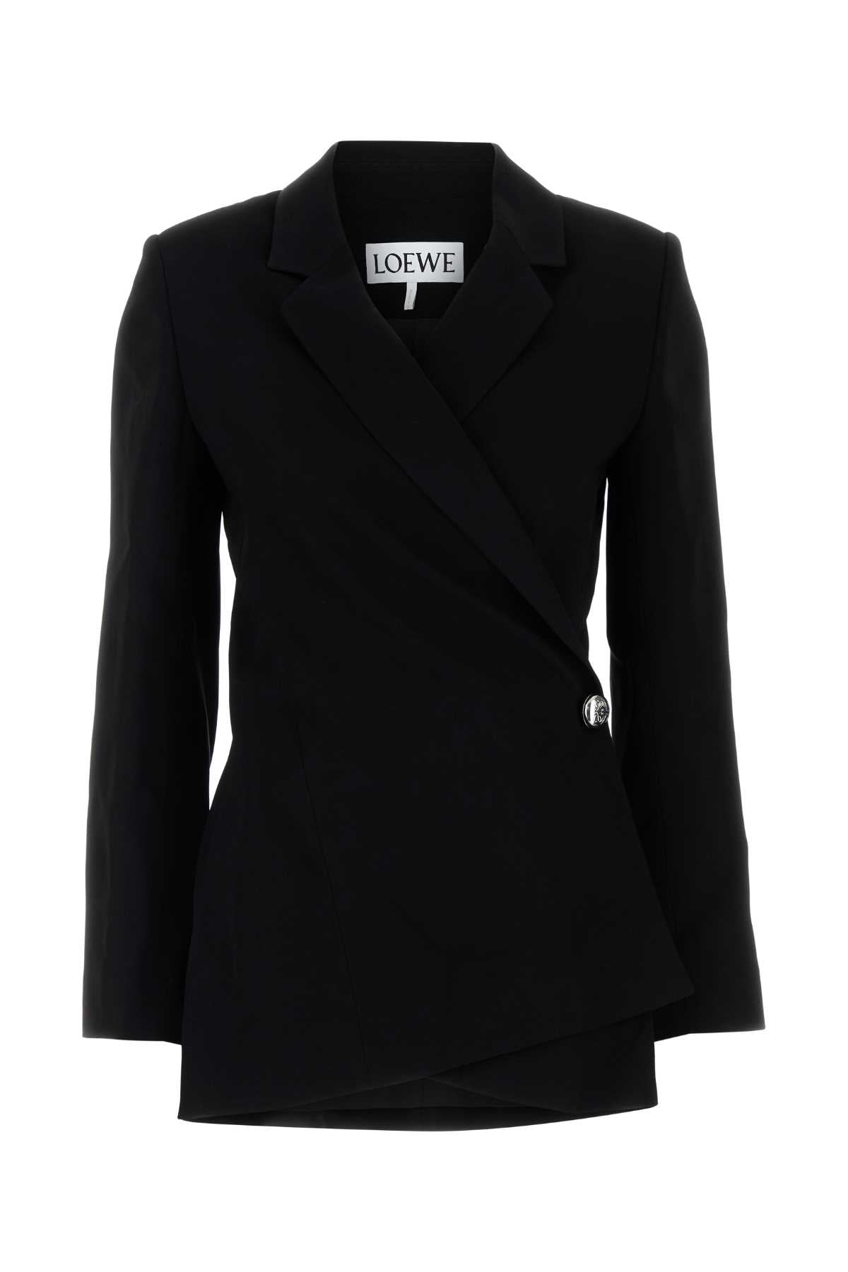 LOEWE Tailored Stretch Crepe Blazer for Women