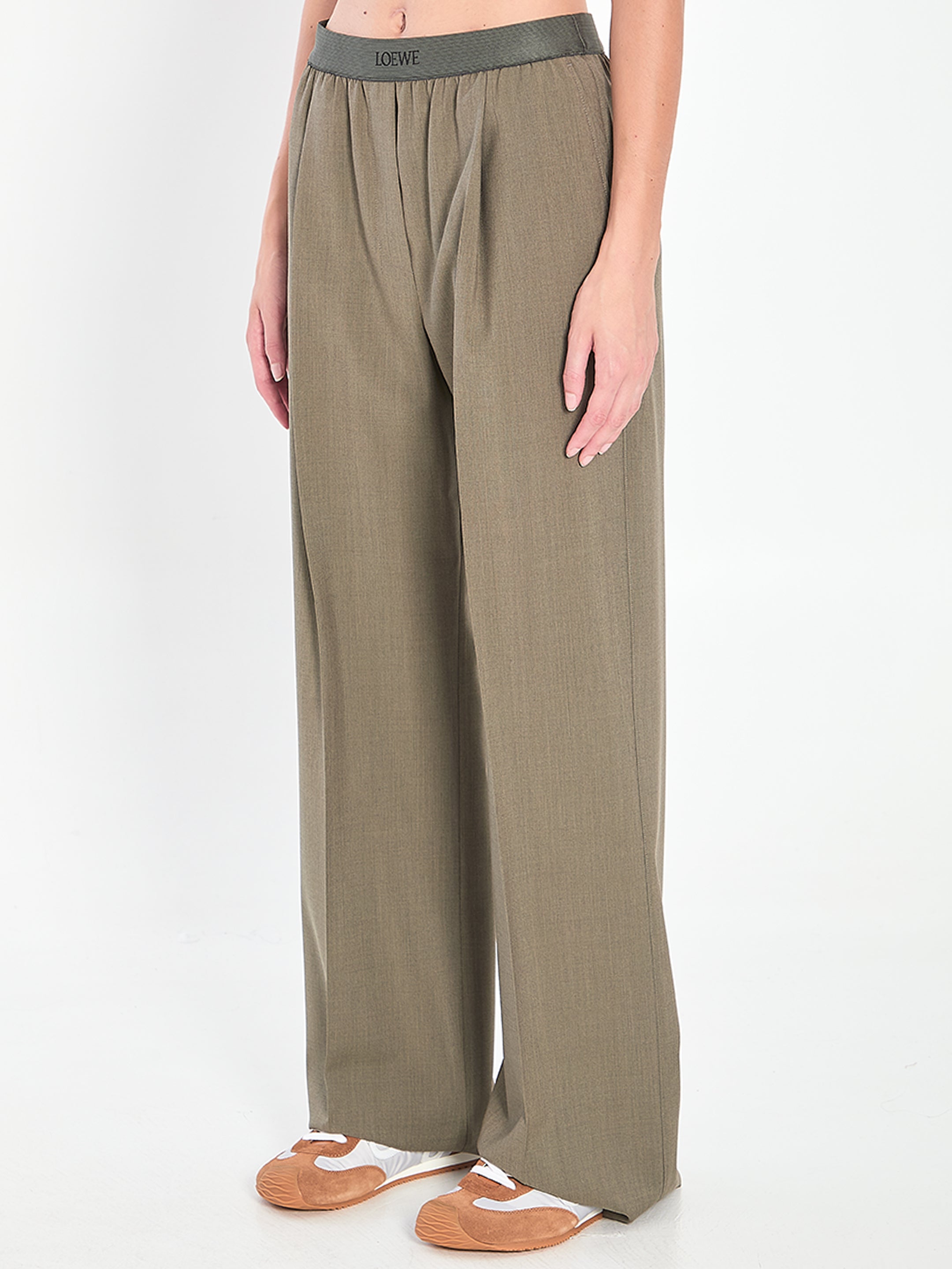 LOEWE Wide-Leg Trousers for Women - Size M