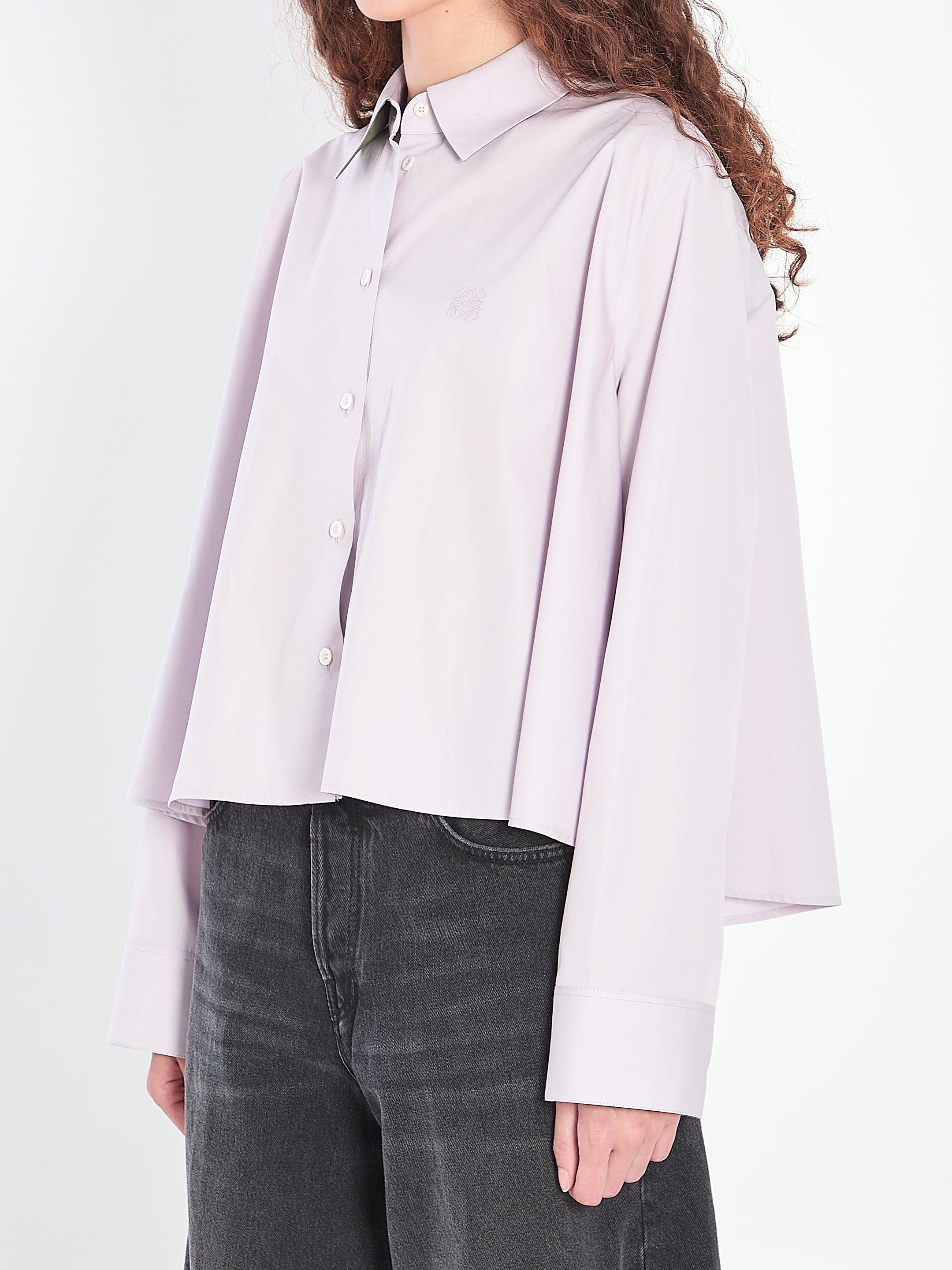 LOEWE Cropped Trapeze Shirt 38