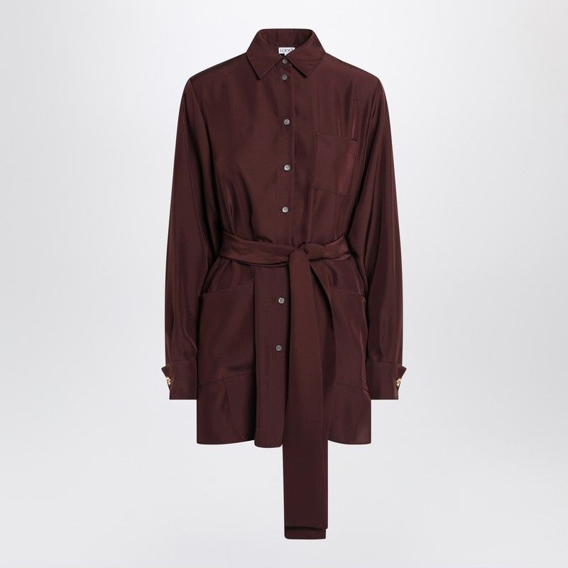 LOEWE Silk Blouse with Belt for Women