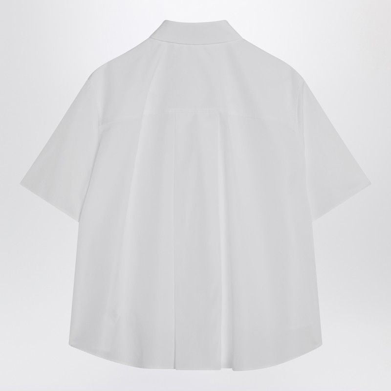 LOEWE Trapeze Design Short-Sleeved Cotton Shirt for Women