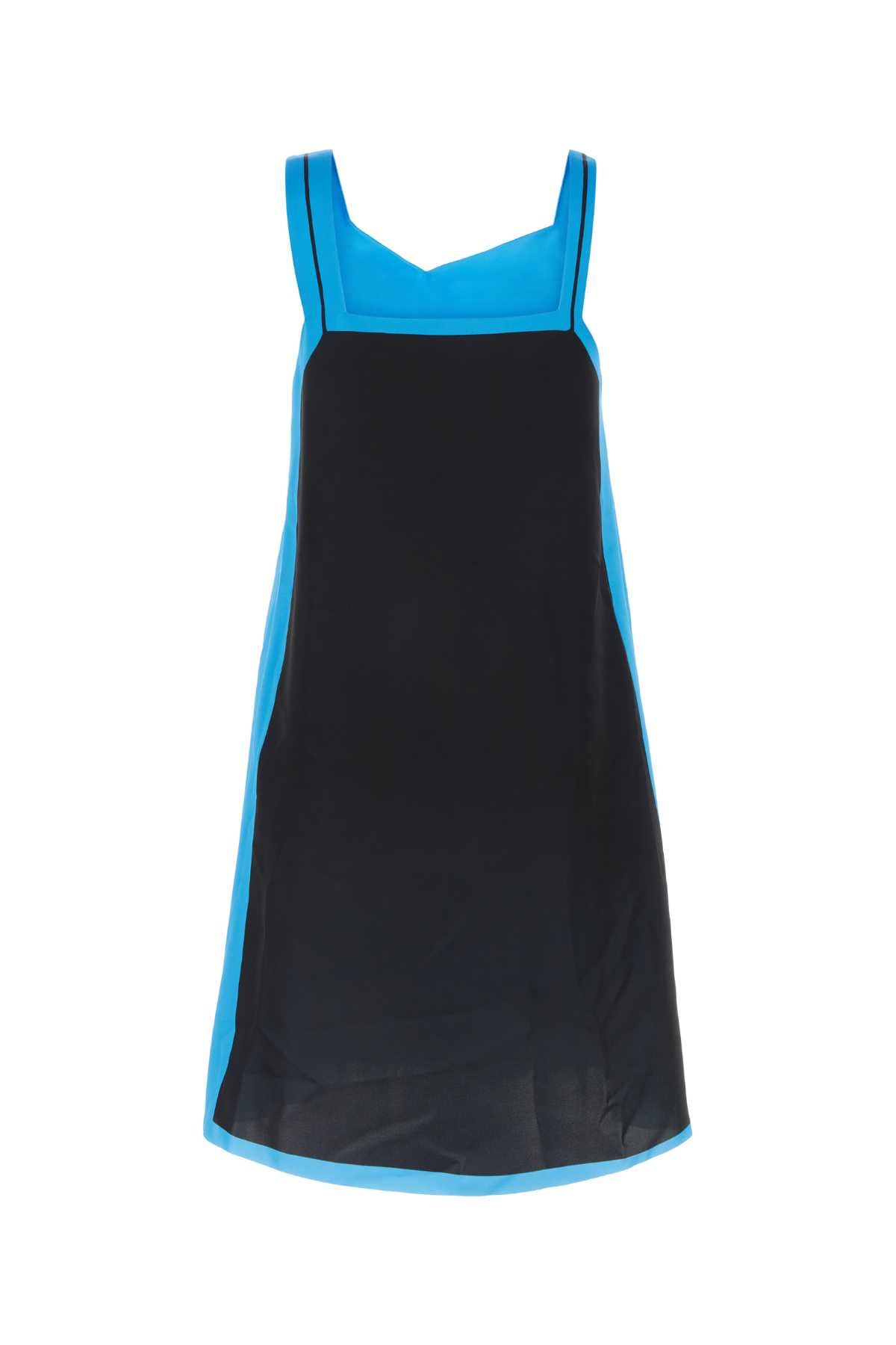 LOEWE Chic Printed Tech Fabric Mini Dress for Women