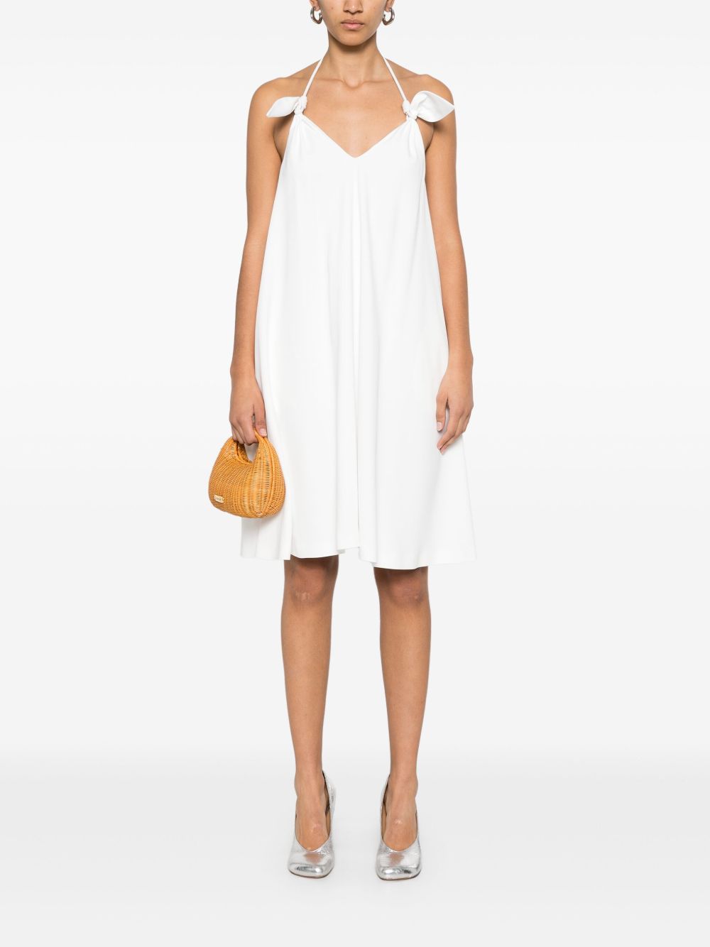 LOEWE Halterneck Mini Dress with Pockets