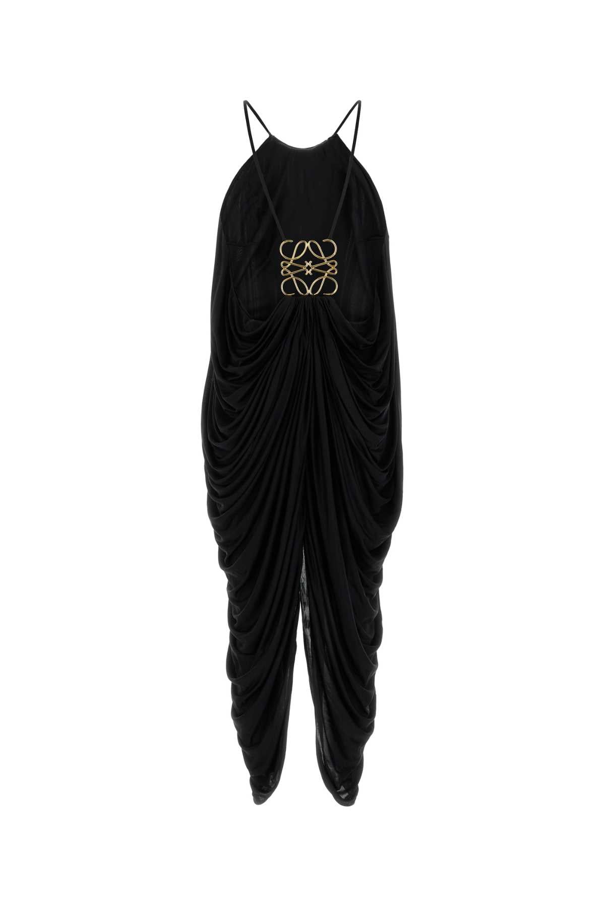 LOEWE Mini Draped Silk Dress