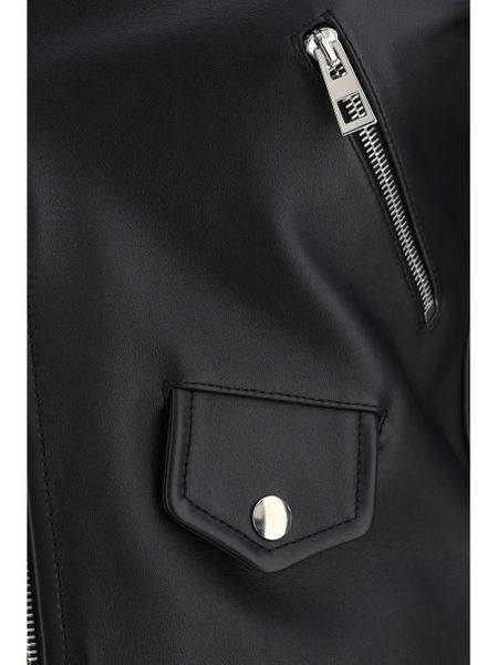 LOEWE Womens Biker Jacket in Nappa Leather