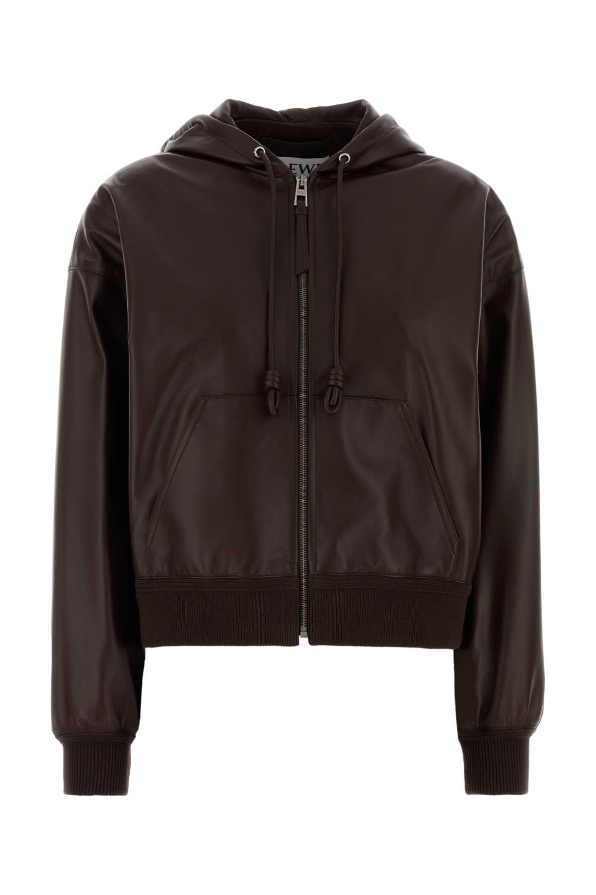 LOEWE Leather Flamenco Hoodie for Women