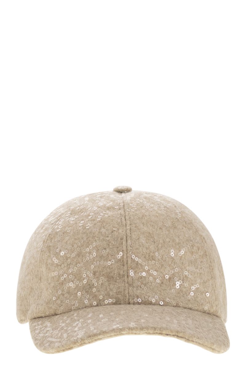 PESERICO Sequinned Baseball Cap