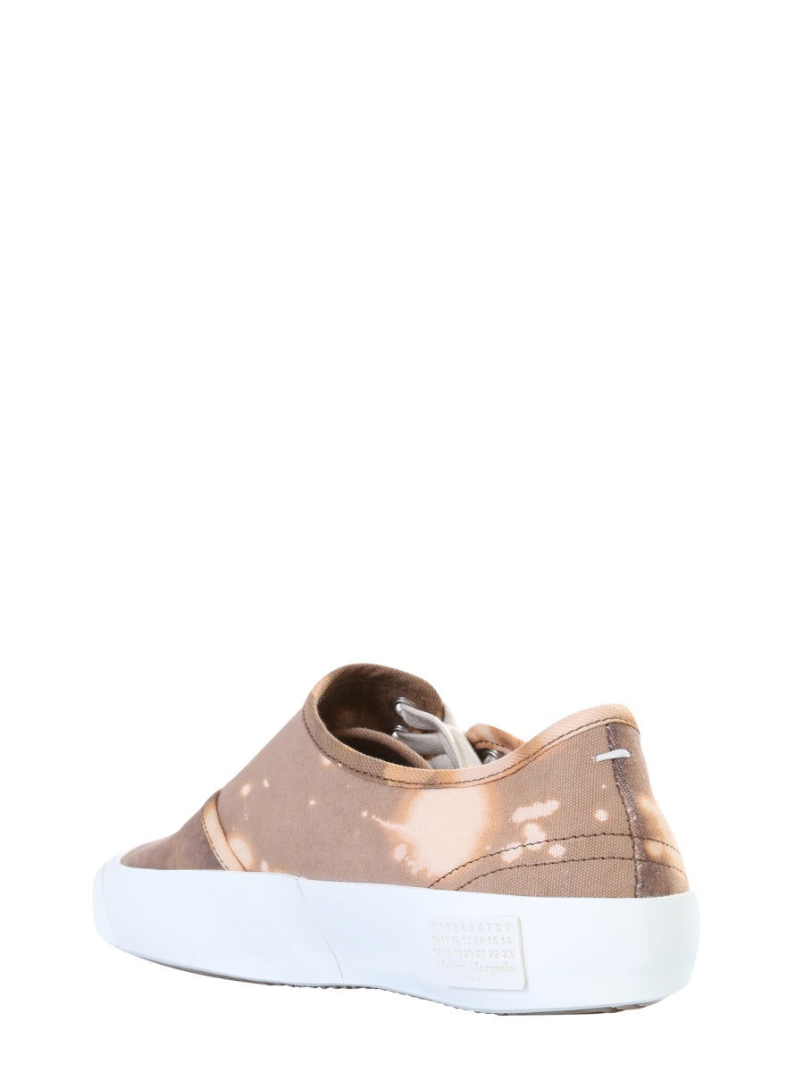 MAISON MARGIELA Asymmetrical Spliced Sneaker with 3 cm Rubber Sole