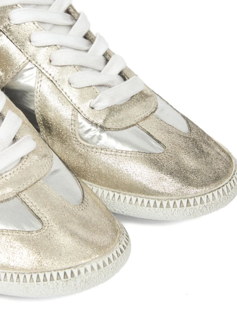 MAISON MARGIELA Women's Metallic Sneakers