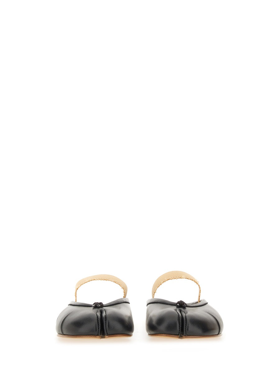 MAISON MARGIELA Leather Flats for Women - FW25 Collection
