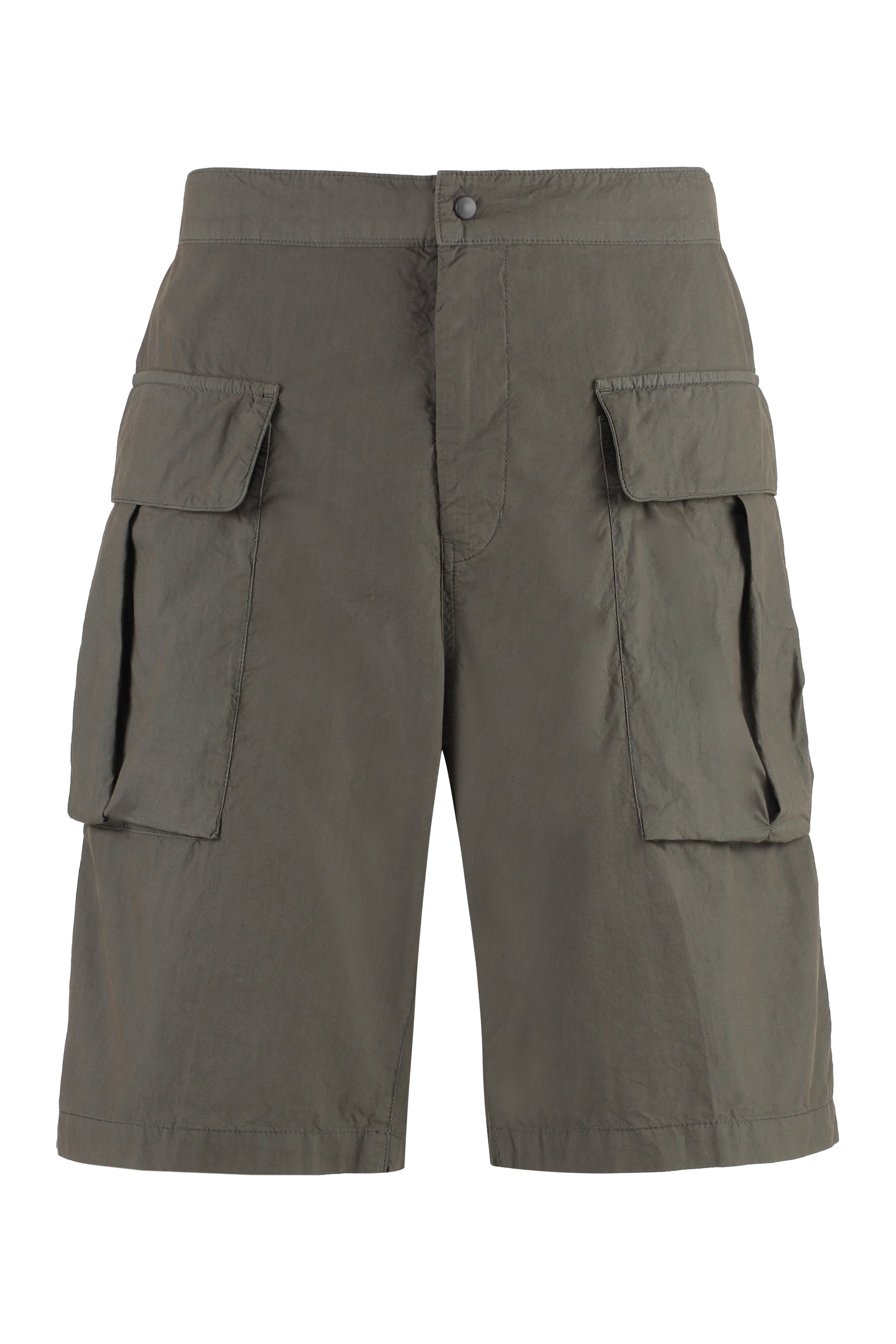 ASPESI Men's Cotton Cargo Bermuda Shorts