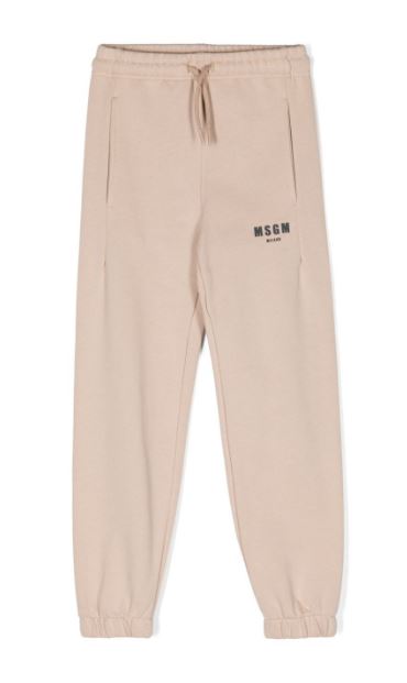MSGM KIDS Boys' Stylish Cotton Trousers for Mini Trendsetters