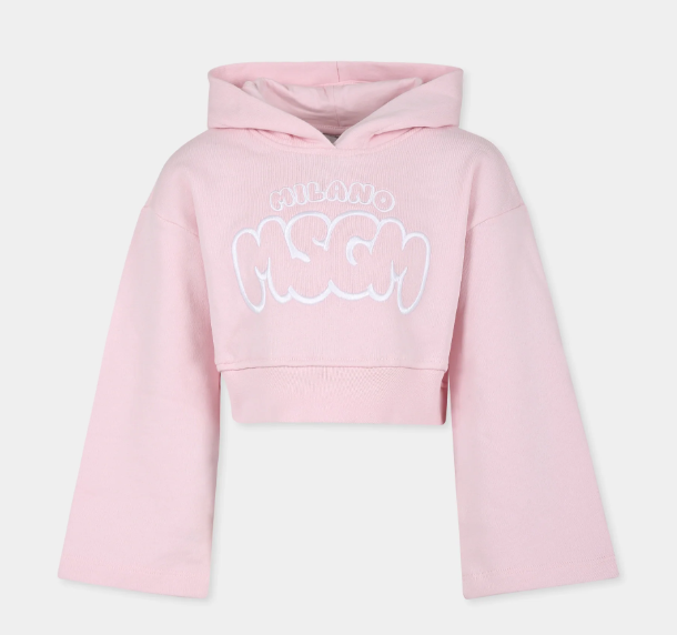 MSGM KIDS Mini Cotton Outerwear Coat for Boys - Spring/Summer 2024