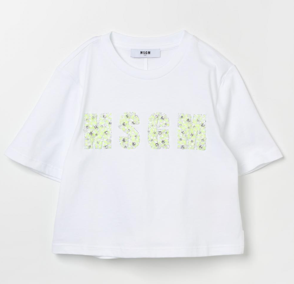 MSGM KIDS Mini Cotton T-Shirt for Boys - SS24 Collection