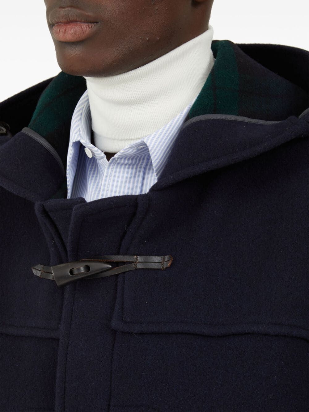 MAISON MARGIELA Wool Jacket with Hood and Unique Detail