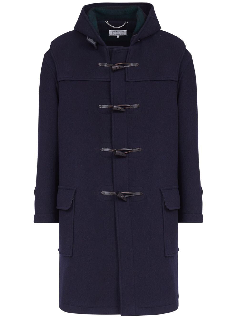 MAISON MARGIELA Wool Jacket with Hood and Unique Detail