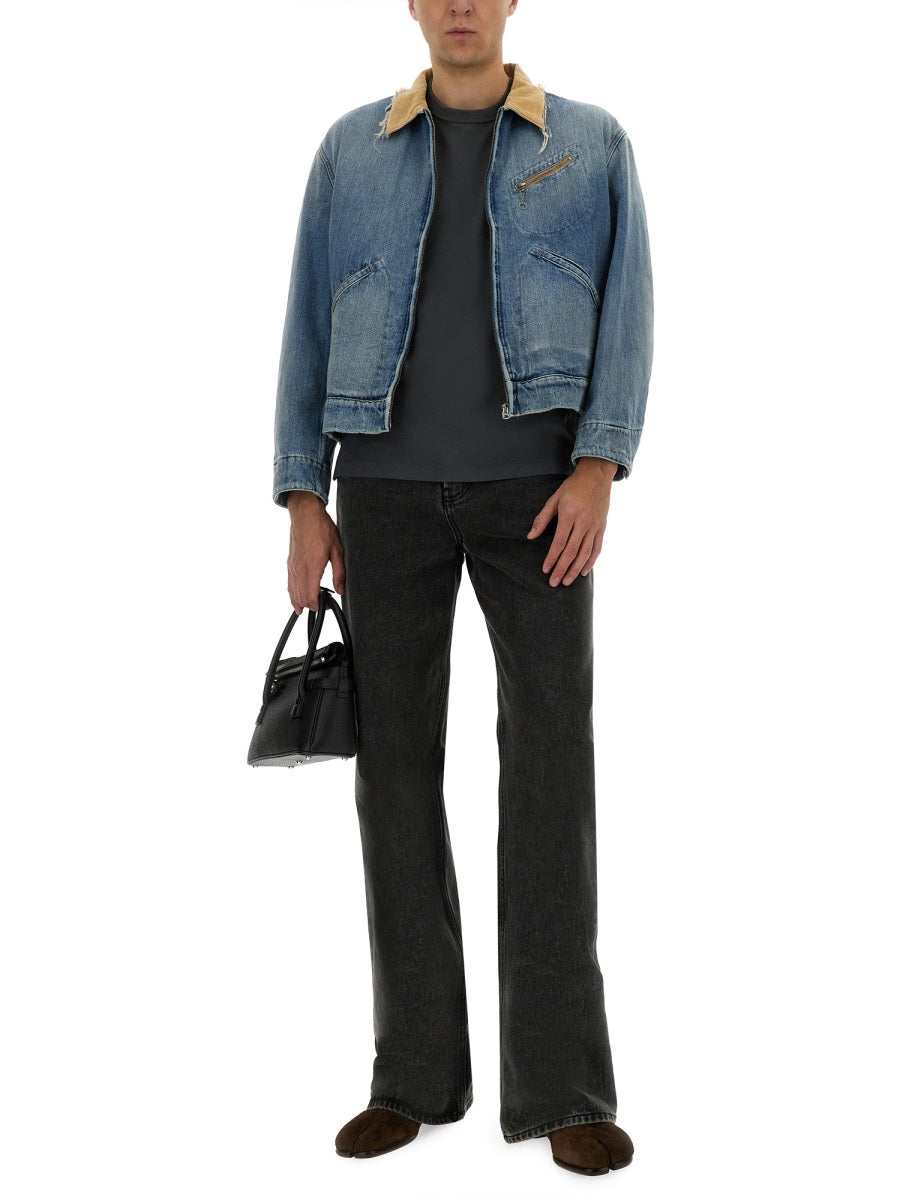 MAISON MARGIELA Denim Cotton Sports Jacket for Men