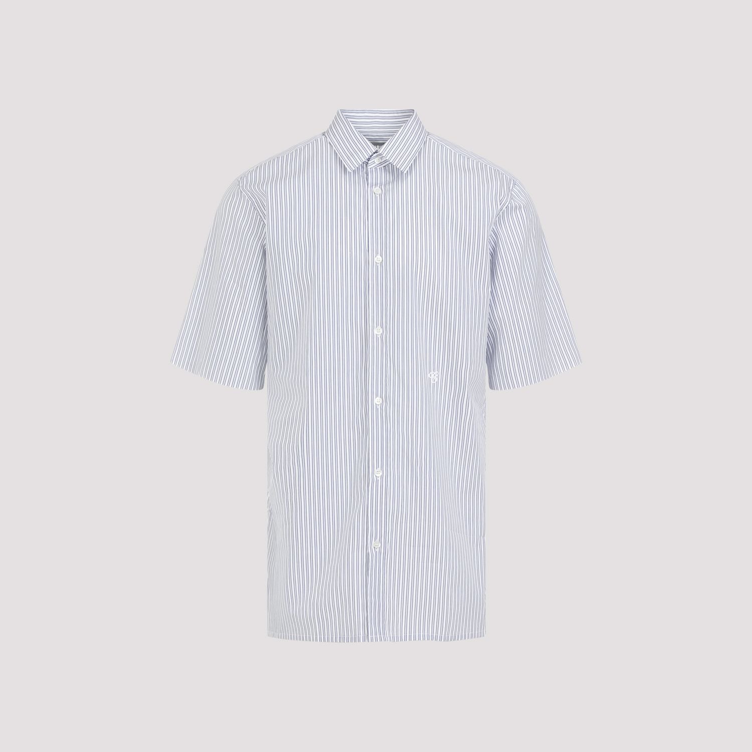 MAISON MARGIELA Men's SS24 Cotton Short Sleeve Shirt