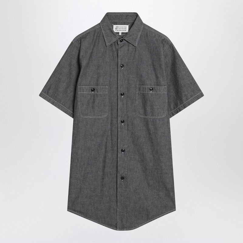 MAISON MARGIELA Short Sleeve Cotton Shirt