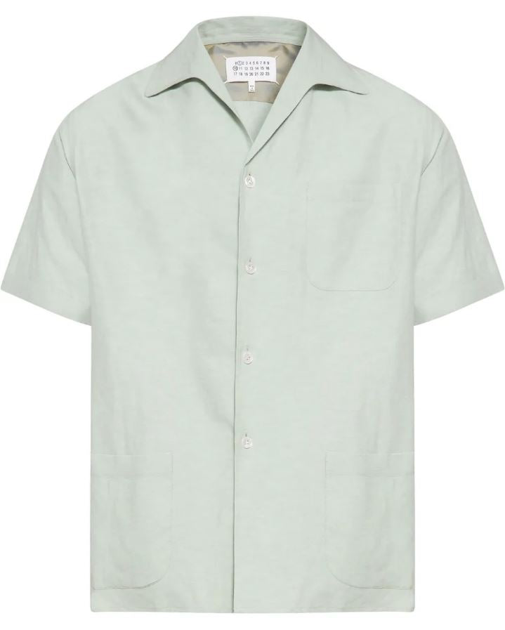 MAISON MARGIELA Linen-Blend Shirt for Men - Classic Fit