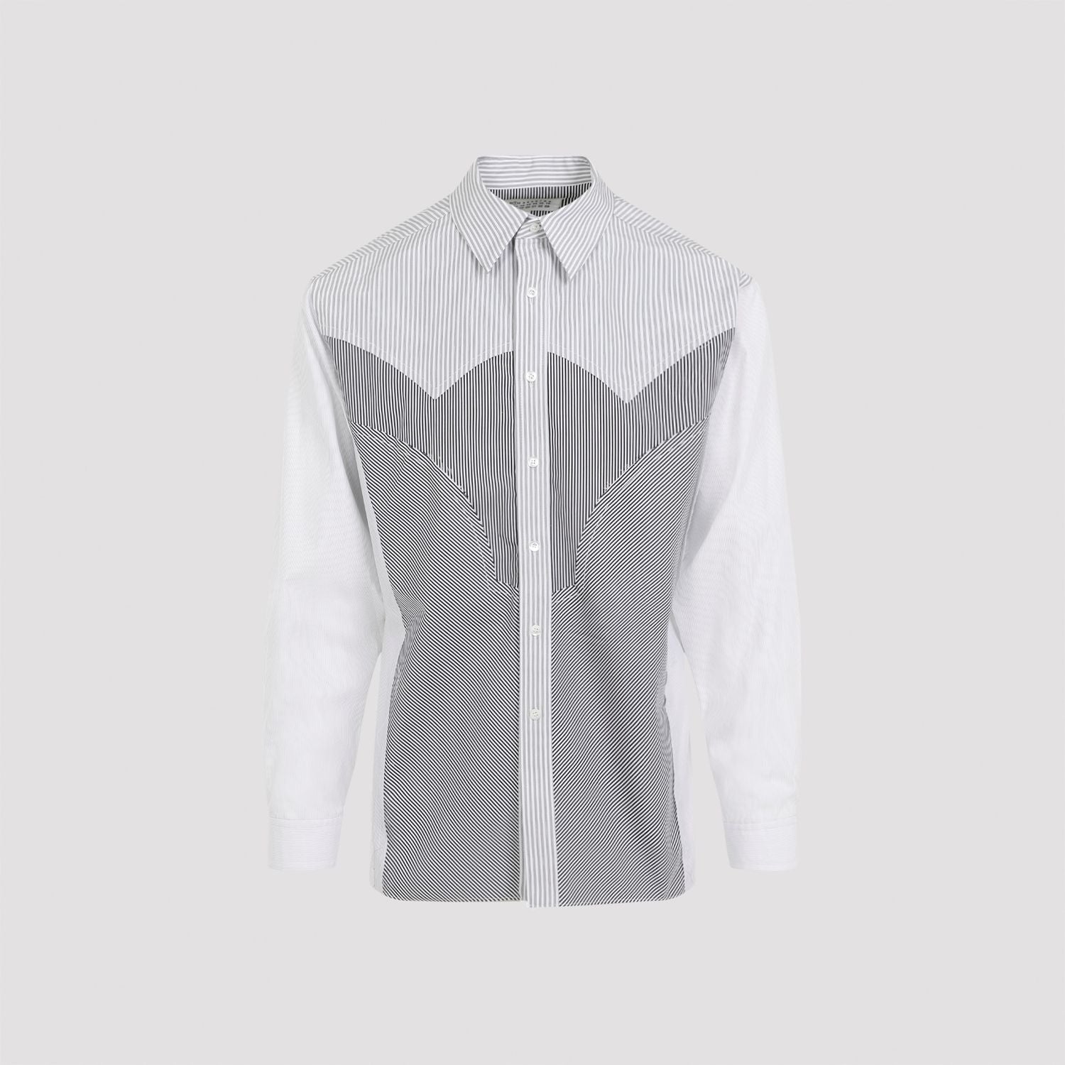 MAISON MARGIELA Long-Sleeved Cotton Shirt for Men
