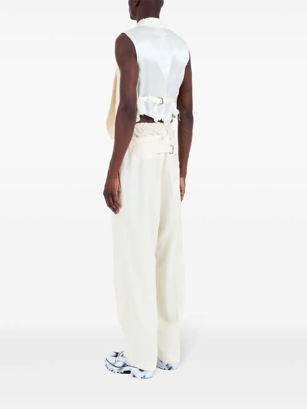 MAISON MARGIELA Striped Panel Waistcoat - SS25 Men's Collection