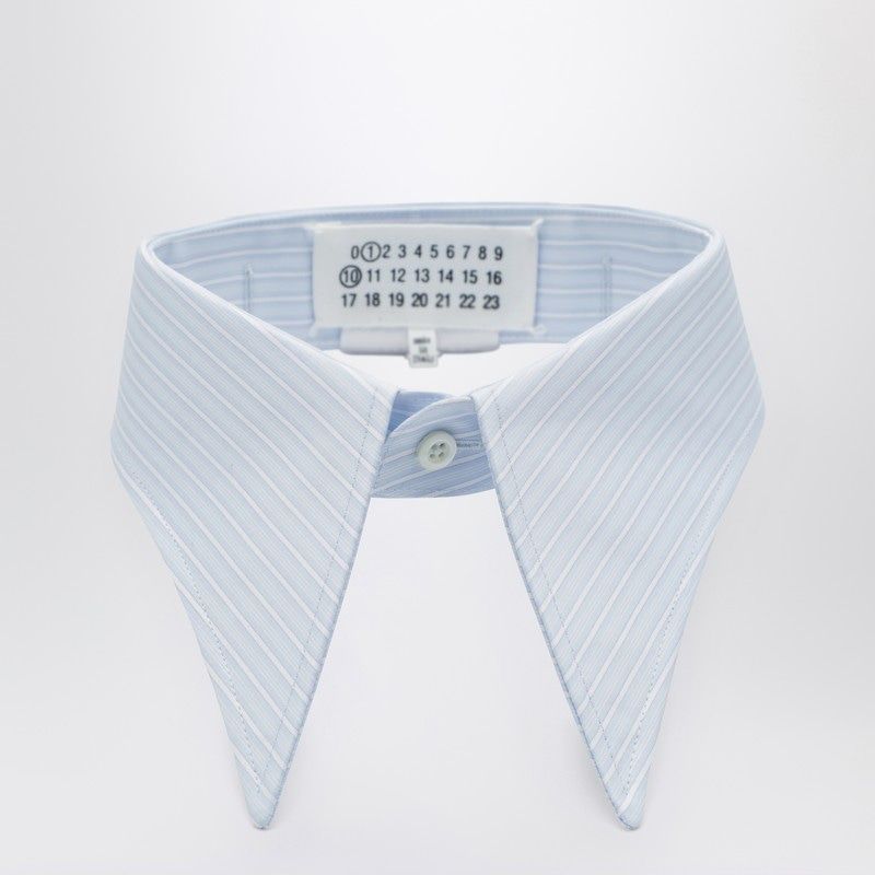 MAISON MARGIELA Pointed Collar Shirt with Striped Pattern for Men