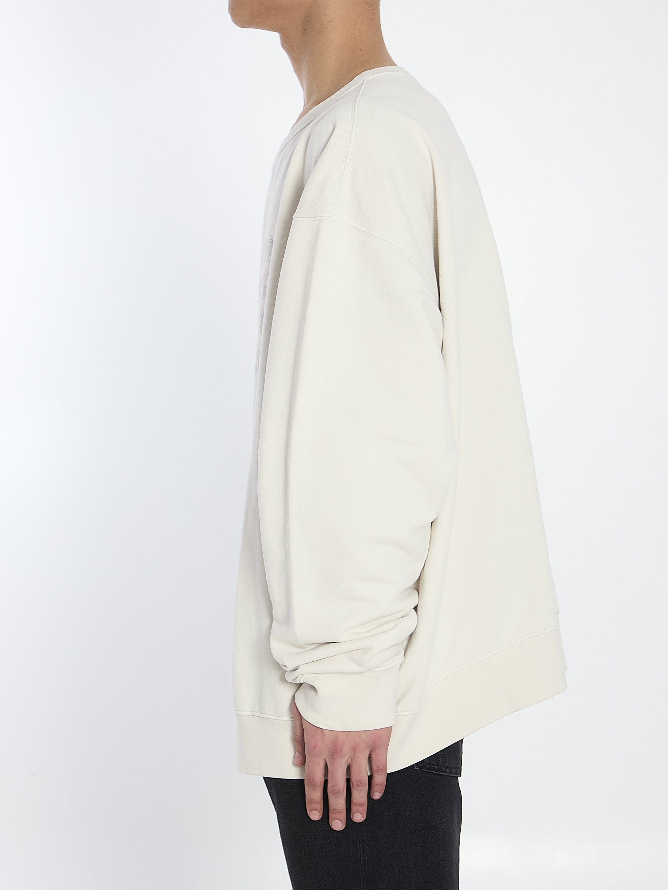 MAISON MARGIELA Relaxed Fit Logo Sweatshirt - Size L