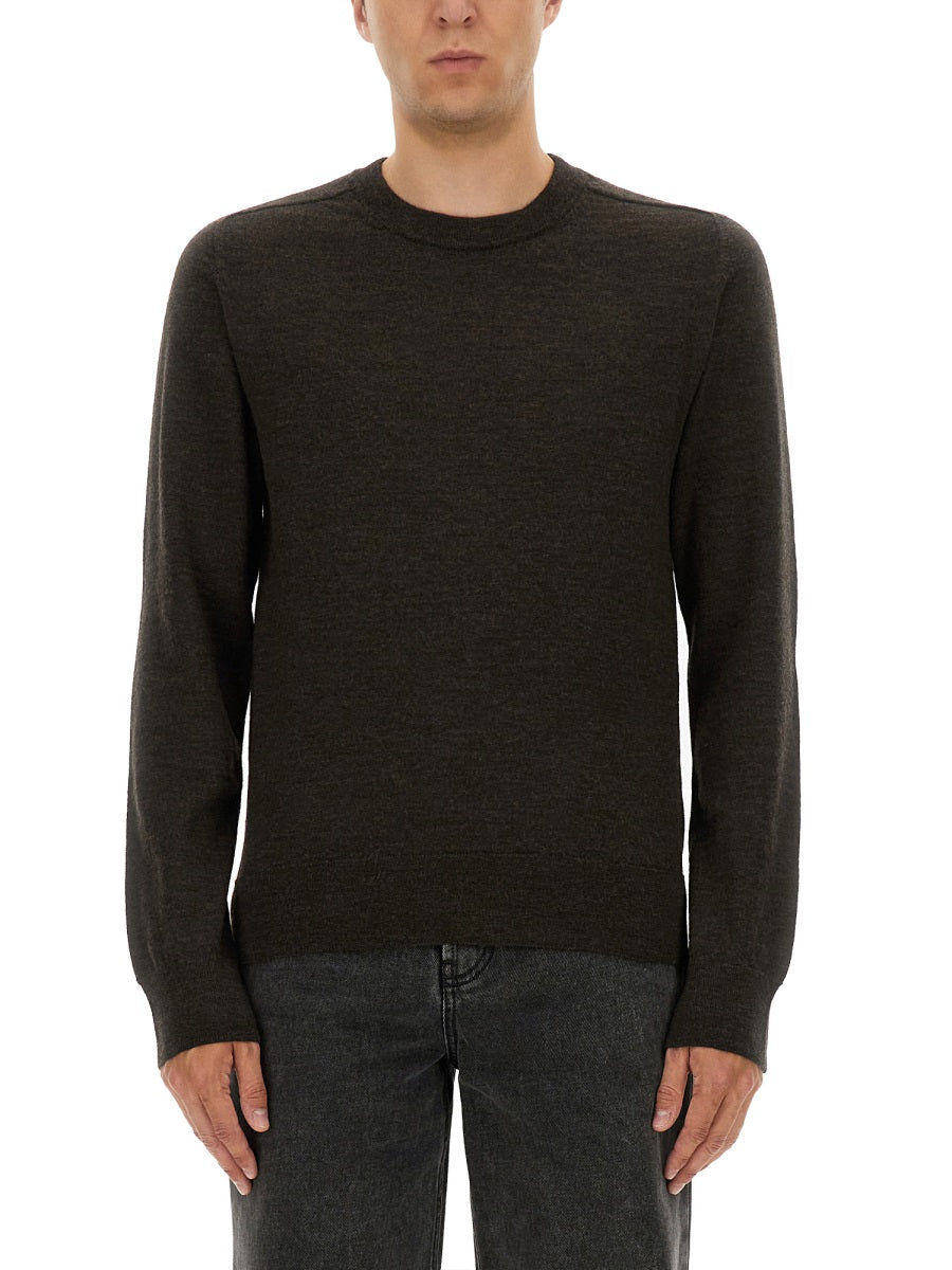 MAISON MARGIELA Men's Wool Sweater with Elbow Patches