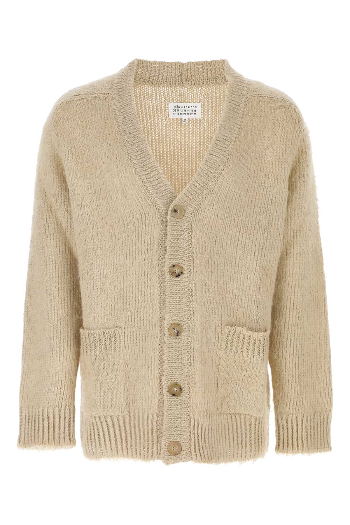 MAISON MARGIELA Oversize Linen Cardigan for Men