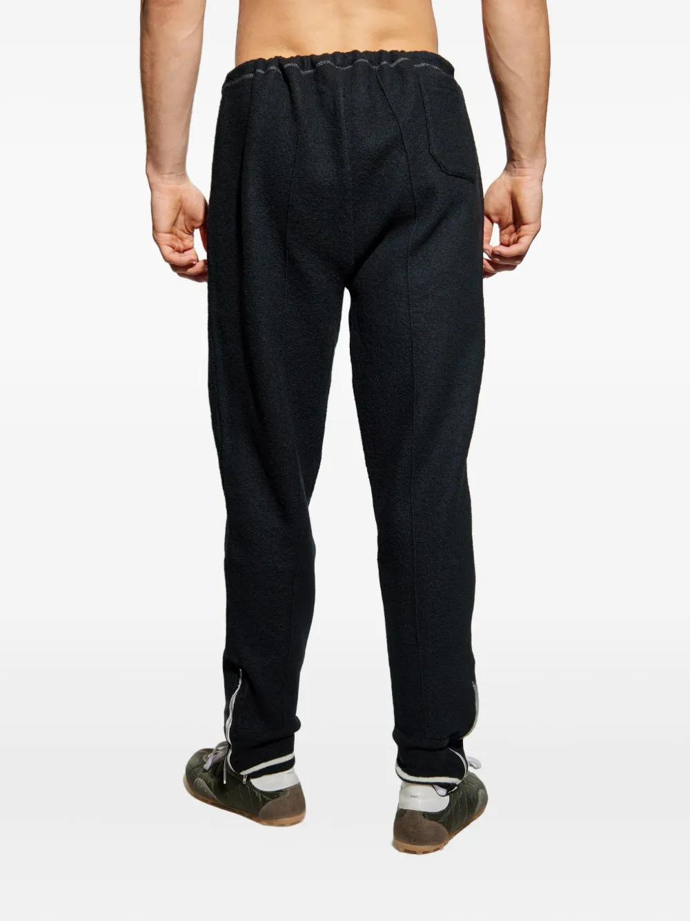 MAISON MARGIELA Wool Trousers with Side Zipper for Men