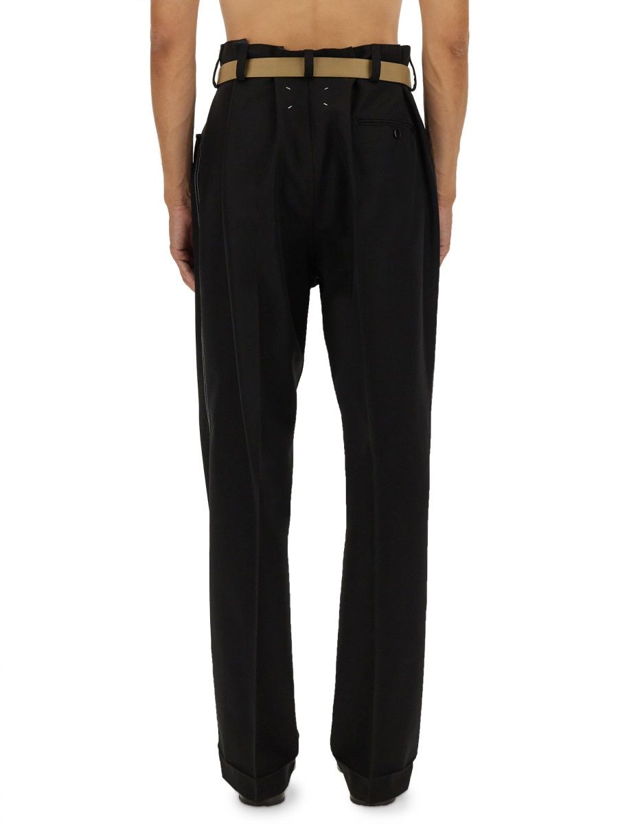 MAISON MARGIELA Men's Virgin Wool Trousers