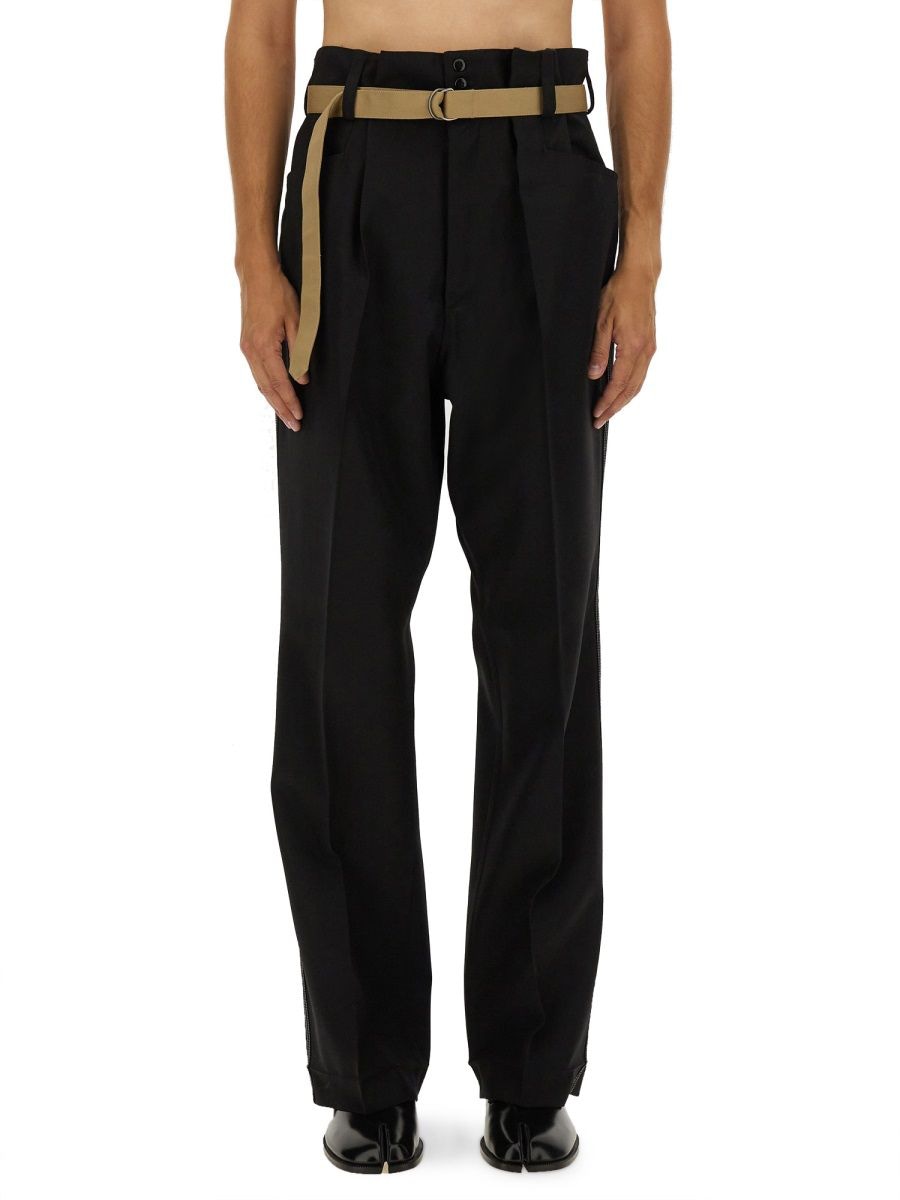 MAISON MARGIELA Men's Virgin Wool Trousers
