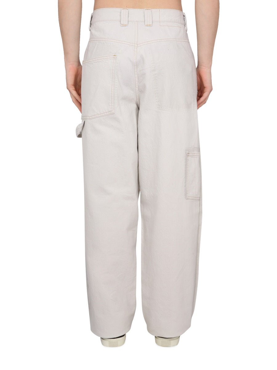 MAISON MARGIELA Classic Button and ZipperClosure Jeans for Men